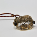 A seal set of two rock crystal three-faced seals and two metal seals from Aga Khan I